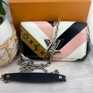 Louis Vuitton Limited Edition Multicolor Striped Crossbody Bag